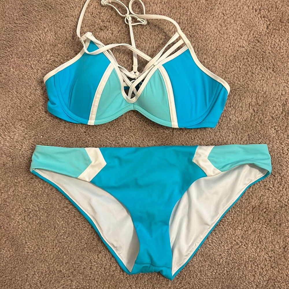 VS PINK bikini S top and M bottoms